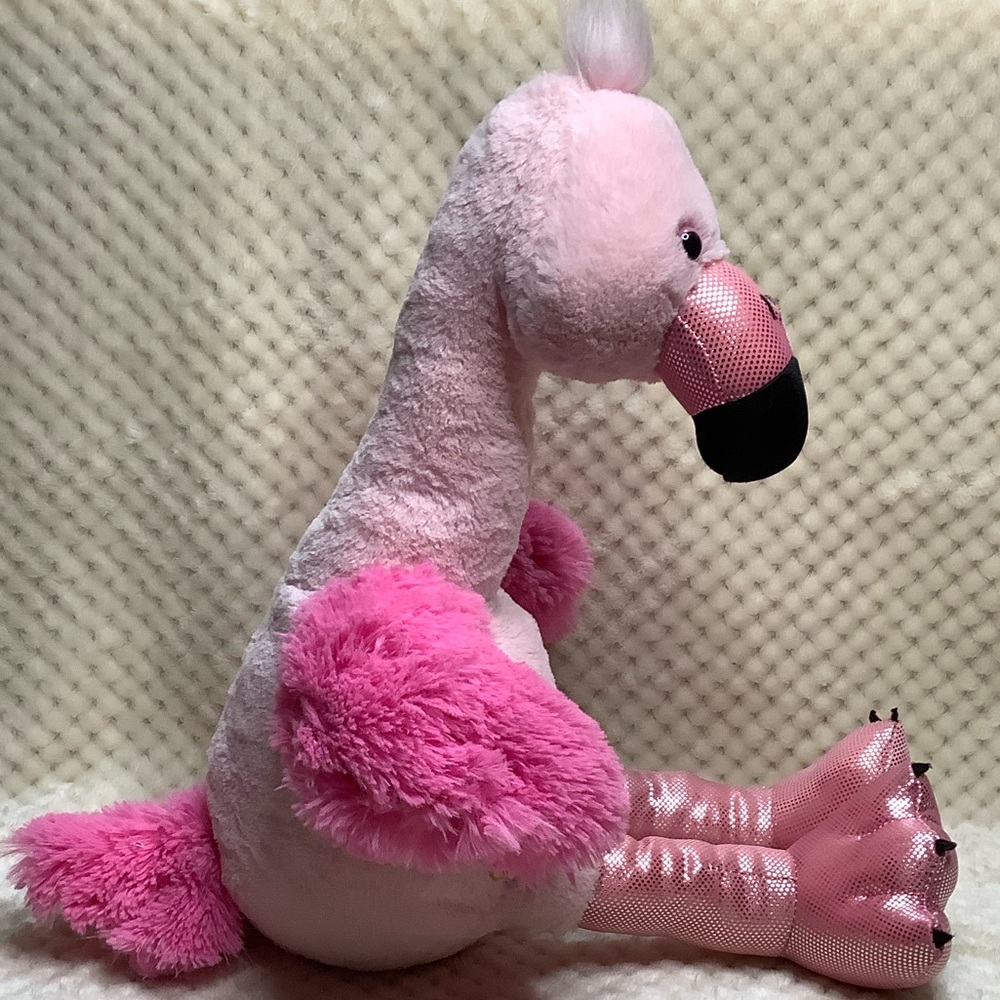 Build A Bear Retired Plush Pink Flamingo Zoorrific Zoo Stuffed Animal Toy